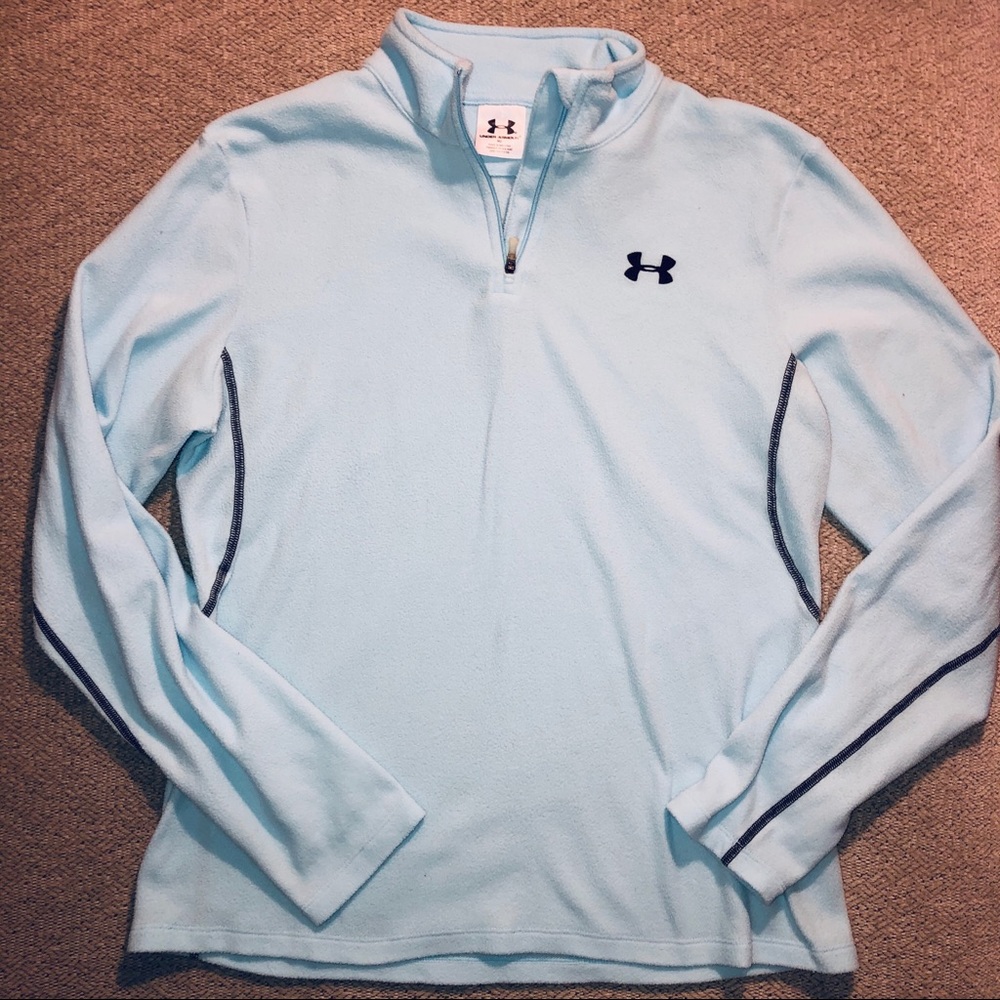 Under armour fleece half zip pullover Sz M
